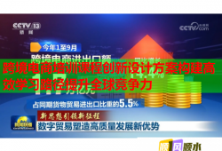 跨境電商培訓課程創(chuàng)新設計方案構建高效學習路徑提升全球競爭力