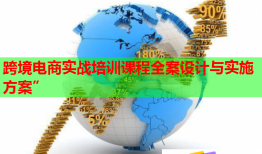 跨境電商實(shí)戰(zhàn)培訓(xùn)課程全案設(shè)計(jì)與實(shí)施方案”