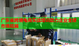 廣東省跨境電商實戰(zhàn)培訓(xùn)助力企業(yè)全球市場拓展