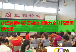 蚌埠跨境電商實(shí)戰(zhàn)培訓(xùn)助力企業(yè)拓展國際市場