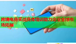 跨境電商實(shí)戰(zhàn)商務(wù)培訓(xùn)助力企業(yè)全球市場(chǎng)拓展