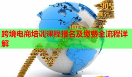 跨境電商培訓(xùn)課程報(bào)名及繳費(fèi)全流程詳解