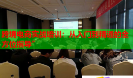 跨境電商實(shí)戰(zhàn)培訓(xùn)：從入門到精通的全方位指導(dǎo)”