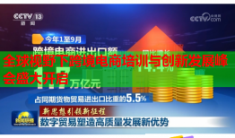全球視野下跨境電商培訓(xùn)與創(chuàng)新發(fā)展峰會(huì)盛大開啟