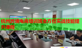 杭州跨境電商培訓(xùn)班全方位實(shí)戰(zhàn)技能提升課程