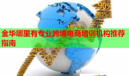 金華哪里有專業(yè)跨境電商培訓(xùn)機(jī)構(gòu)推薦指南