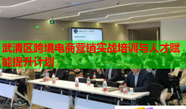 武清區(qū)跨境電商營銷實(shí)戰(zhàn)培訓(xùn)與人才賦能提升計(jì)劃