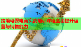 跨境母嬰電商實戰(zhàn)培訓課程全面提升運營與銷售能力