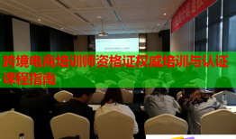跨境電商培訓(xùn)師資格證權(quán)威培訓(xùn)與認(rèn)證課程指南